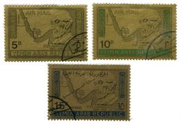 Briefmarken "Konrad Adenauer". Jemen.