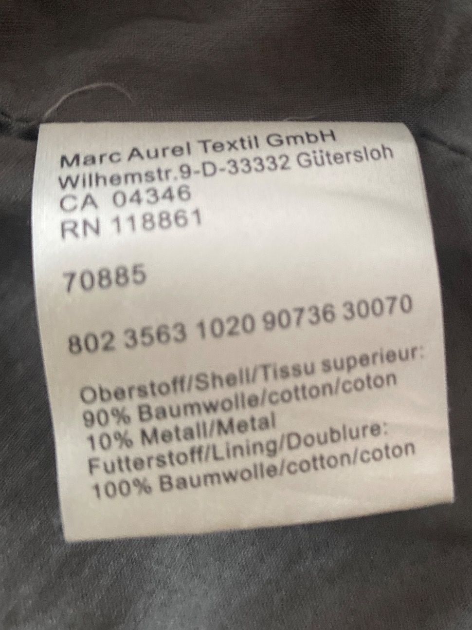 Giacche: MARC AUREL MARCAUREL BLAZER/JACKE GR.38 /optisch wie Leinen – Usato da Frauenfeld venduto da Boldi46 6