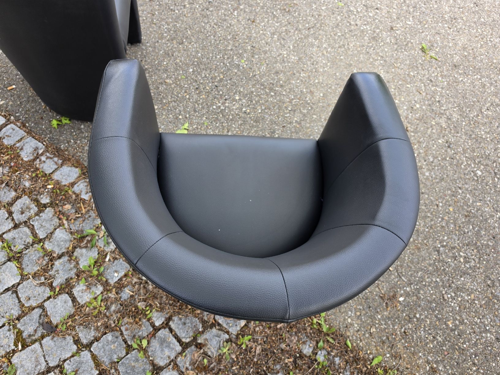 Poltrone: 2x Sessel Schwarz Kunstleder, moderne Sitzmoebel  – Usato da Mettlen venduto da elios0888 6
