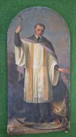 Tableau religieux ancien