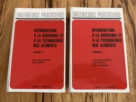 Livres Biochimie et Technologie des Aliments - 2 Volumes