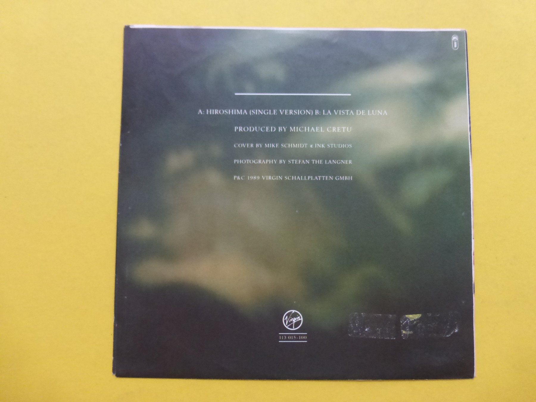 Dischi in vinile: Sandra – Hiroshima – Usato da Zürich venduto da Swiss57 1