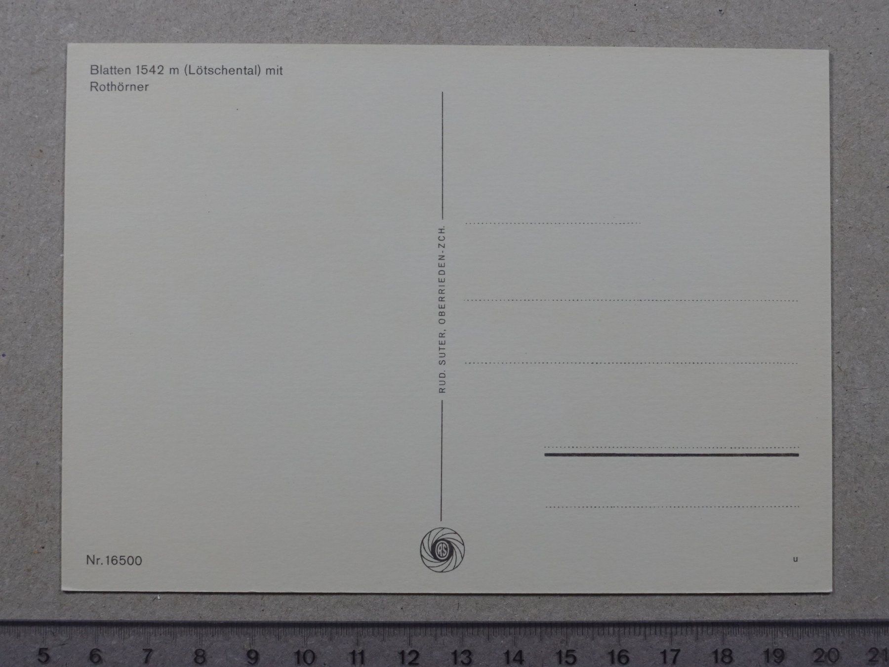 Cartoline postali: Blatten, Lötschental – Usato da Lenzburg venduto da fh1 1