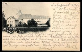 Echallens, Château et maison du village
