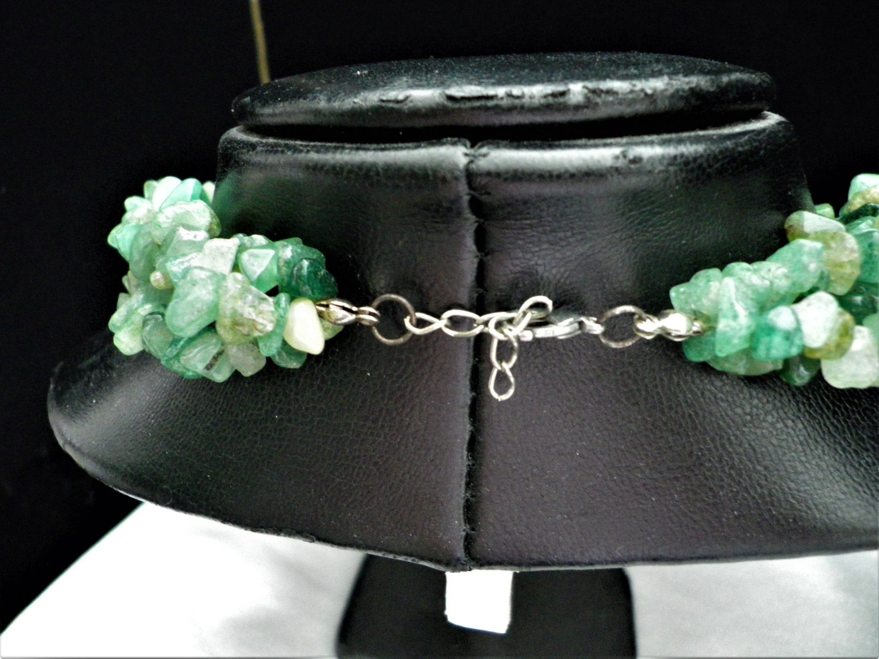 Catenine: Statement Kette aus Echtstein Aventurin – Usato da Reinach BL venduto da Annodomini 3