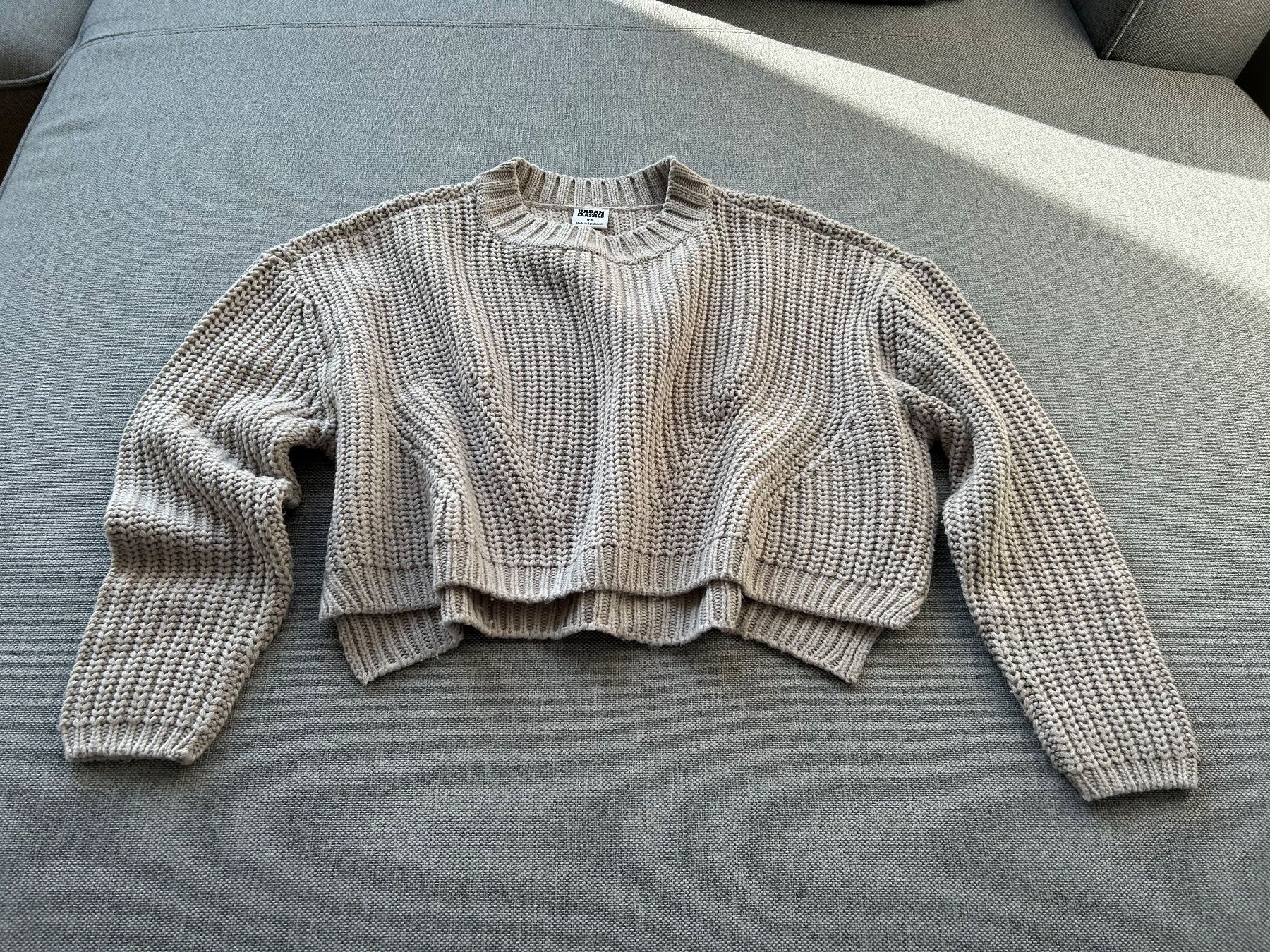 Maglioni & Felpe: URBAN CLASSICS, Strickpullover (warmgrey), Gr. XS – Usato da Cham venduto da milaur