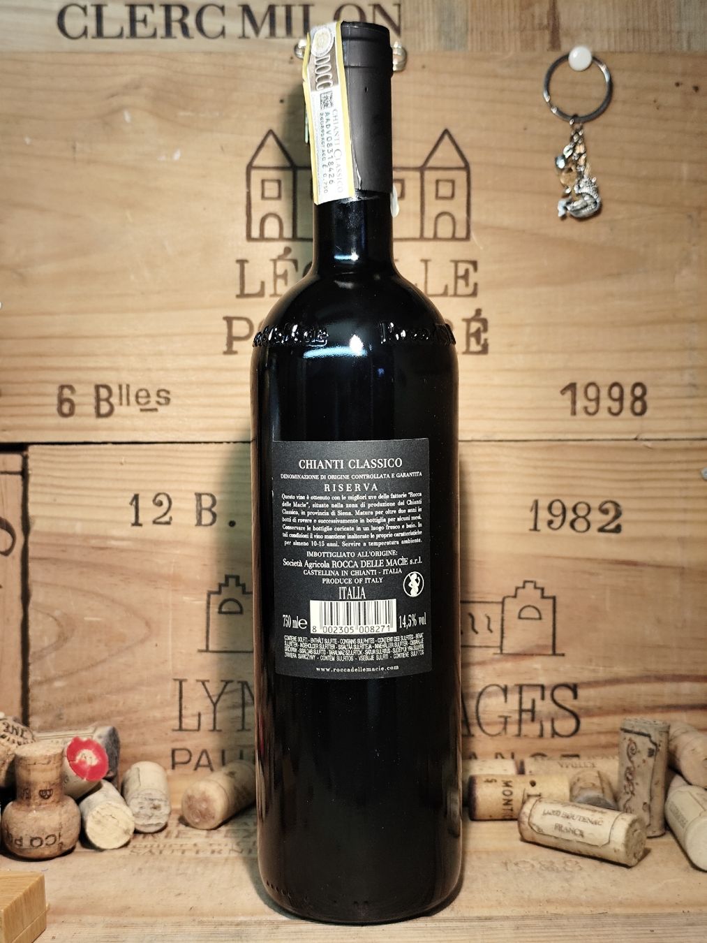 Vino: 3 x 2009 Rocca delle Macie Chianti Classico Riserva – Nuovo e nell'imballaggio originale da Büsserach venduto da Vintage-vins 2