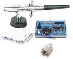 SALE => Airbrush Pistolen-Set BD-128 inkl. 2 Schlauchadapter