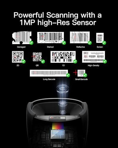 Scanneurs: Bluetooth 2D/1D QR Barcode-Scanner mit 2 Wechselakkus – Neuf avec emballage d'origine à Suhr par SchnapperCH 1