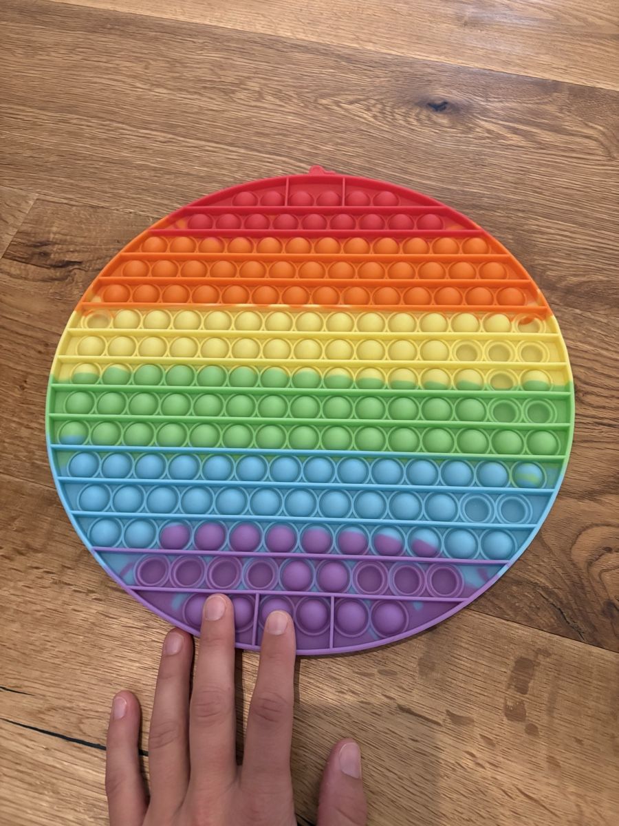 Giocattoli: Pop It Kreis Regenbogen gross – Usato da Kappel SO venduto da jandrissa