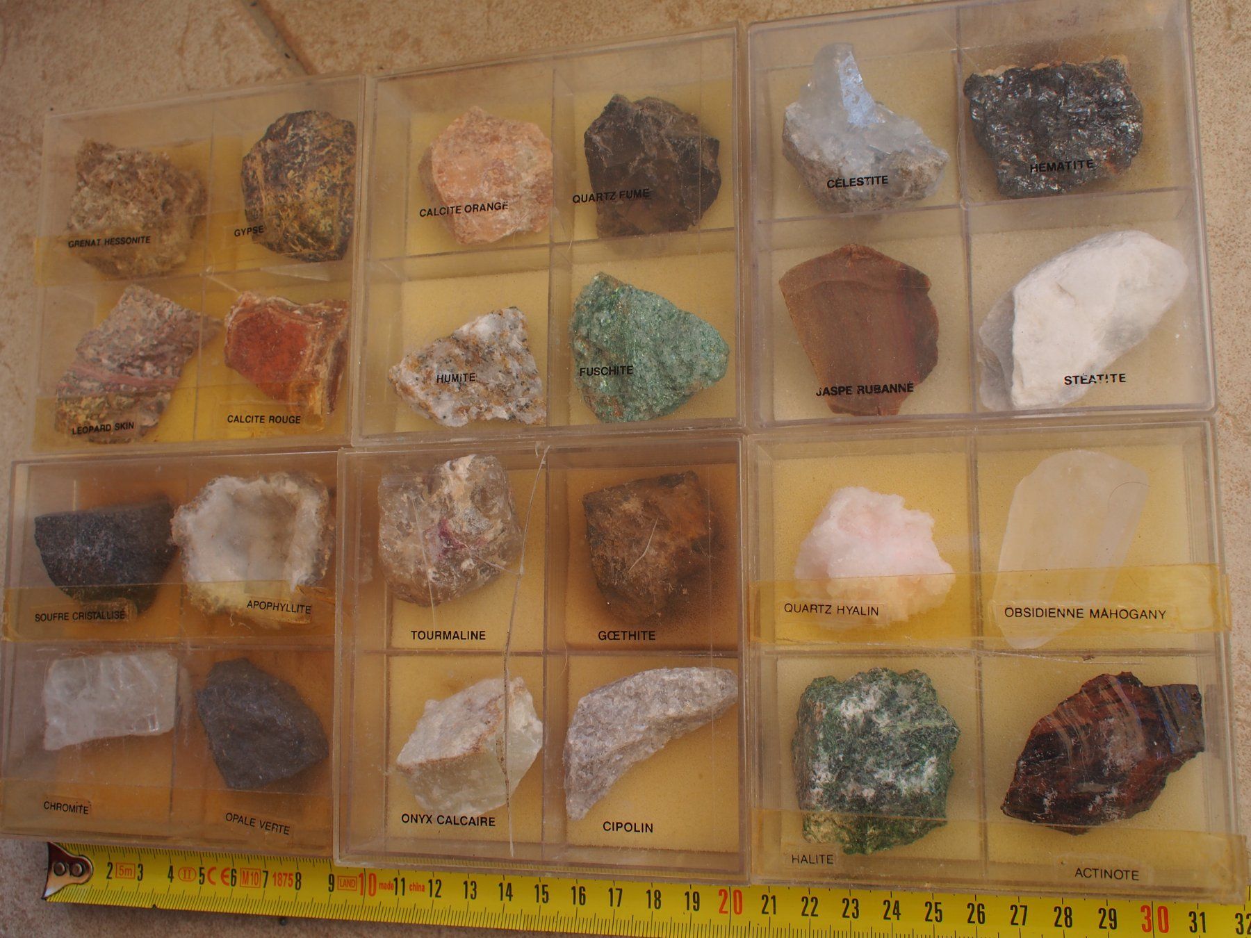 Minerali & Pietre curative: 2. lot de pierres diverses 24 sortes – Usato da Ovronnaz venduto da Etagne68 1