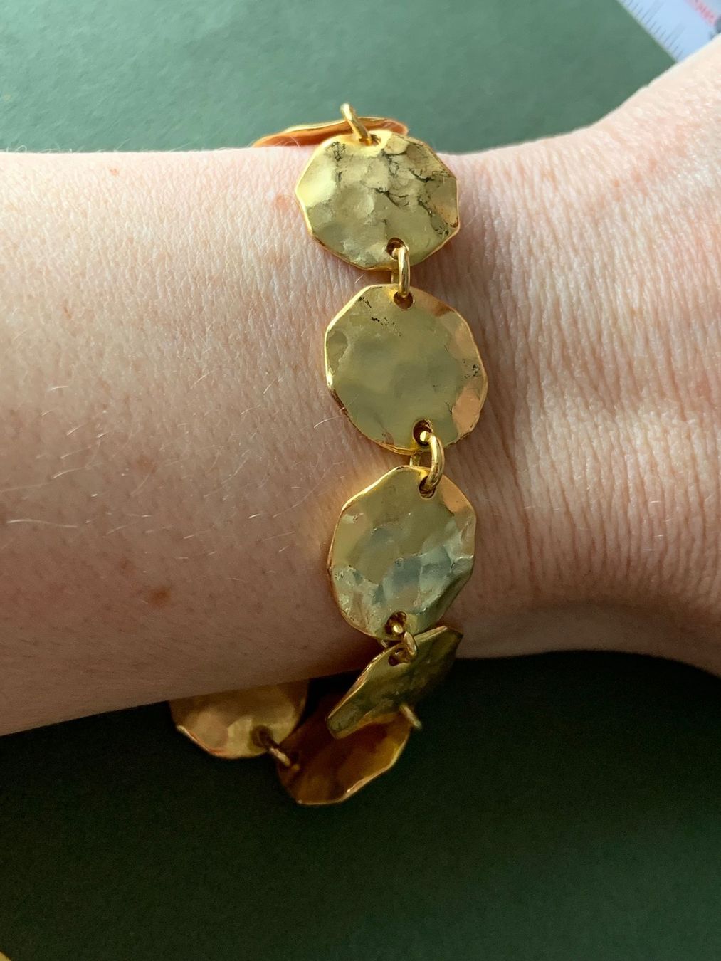 Bracciali & Braccialetti: armband goldig patiniert organisch – Usato da Laufen venduto da Bellebellezza 2