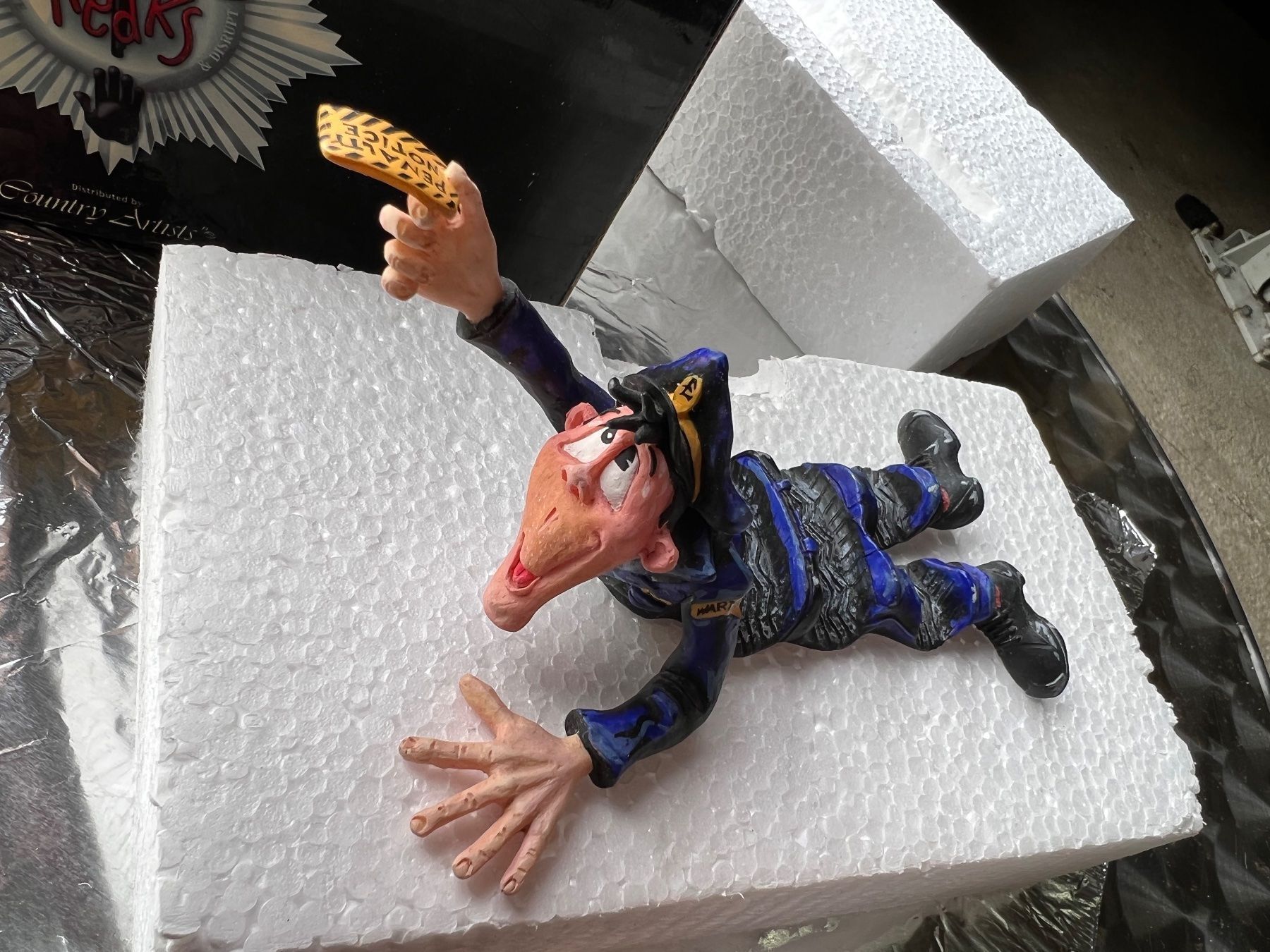 Statuette: Speed Freaks/Polizei/Ticket/ Figur – Usato da Dittingen venduto da Lupo35