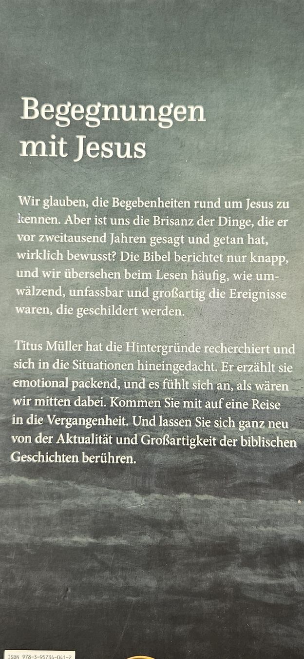 Bücher: Titus Müller Buch "Der den Sturm stillt"  – Gebraucht aus Basel von Melibu 1