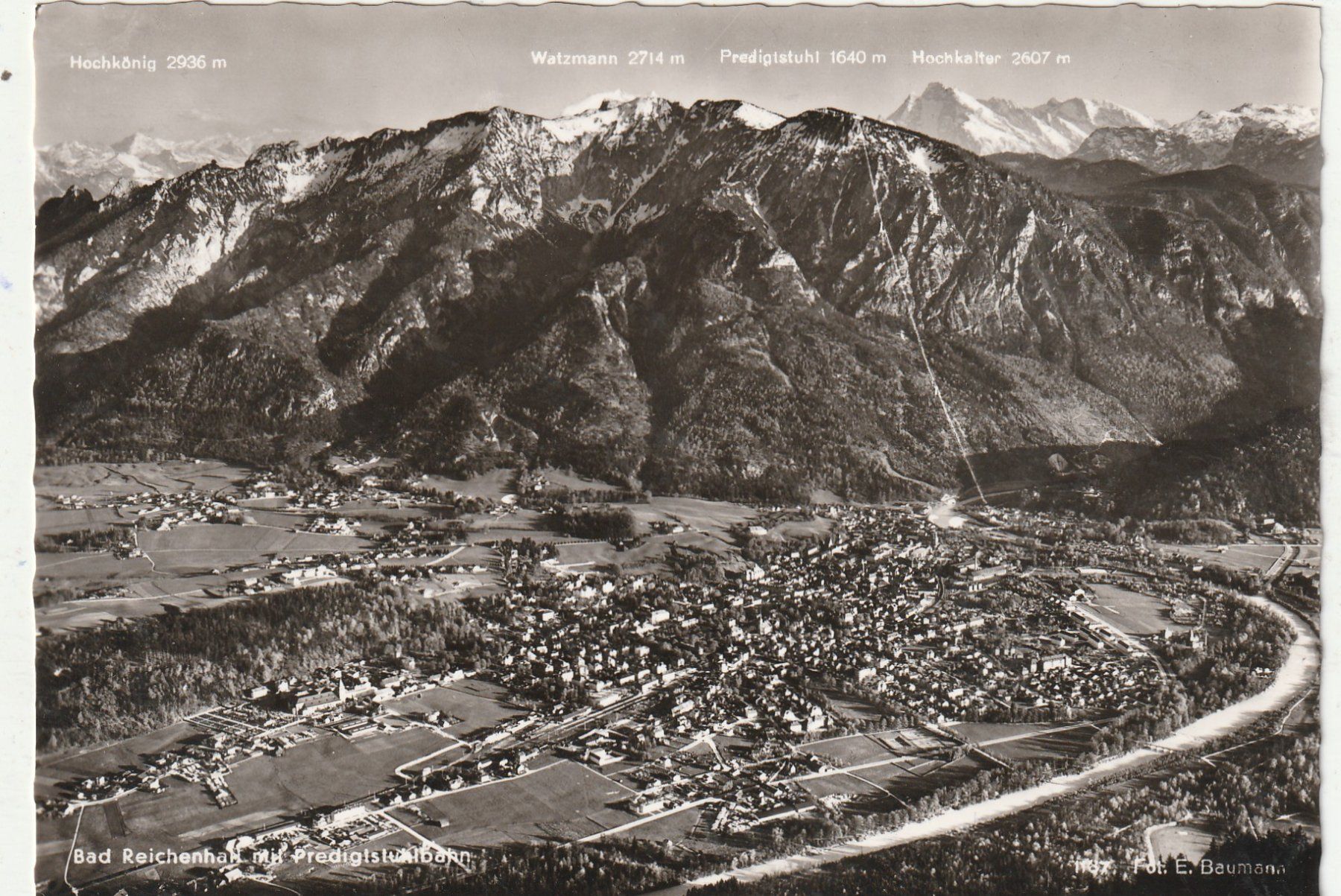 Cartoline postali: Reichenhall Flugaufnahme – Usato da Lumbrein venduto da made02