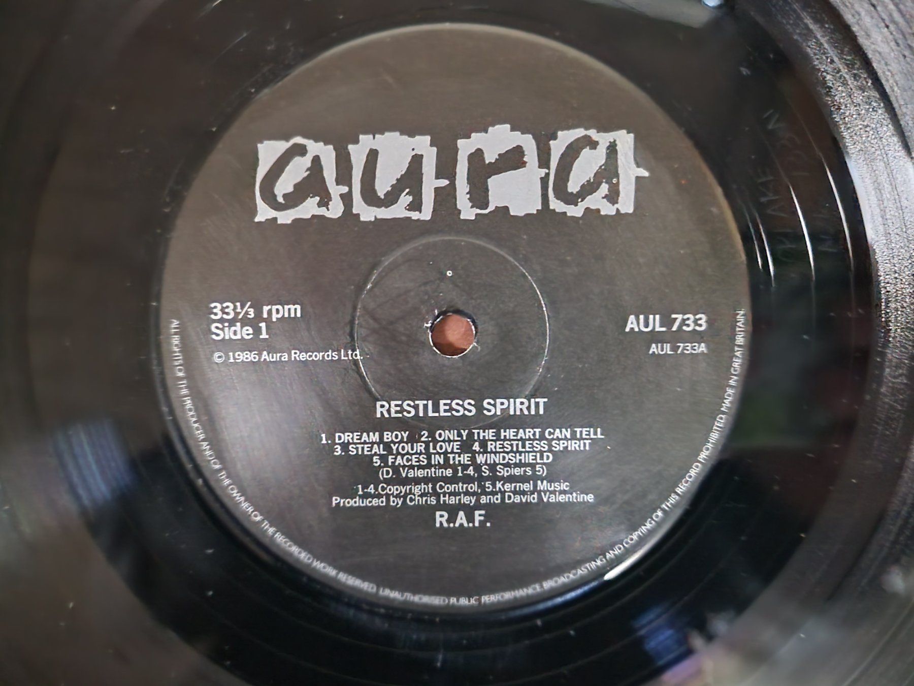 Schallplatten: R.A.F. LP – Restless Spirit – Gebraucht aus Root von atelier22 2