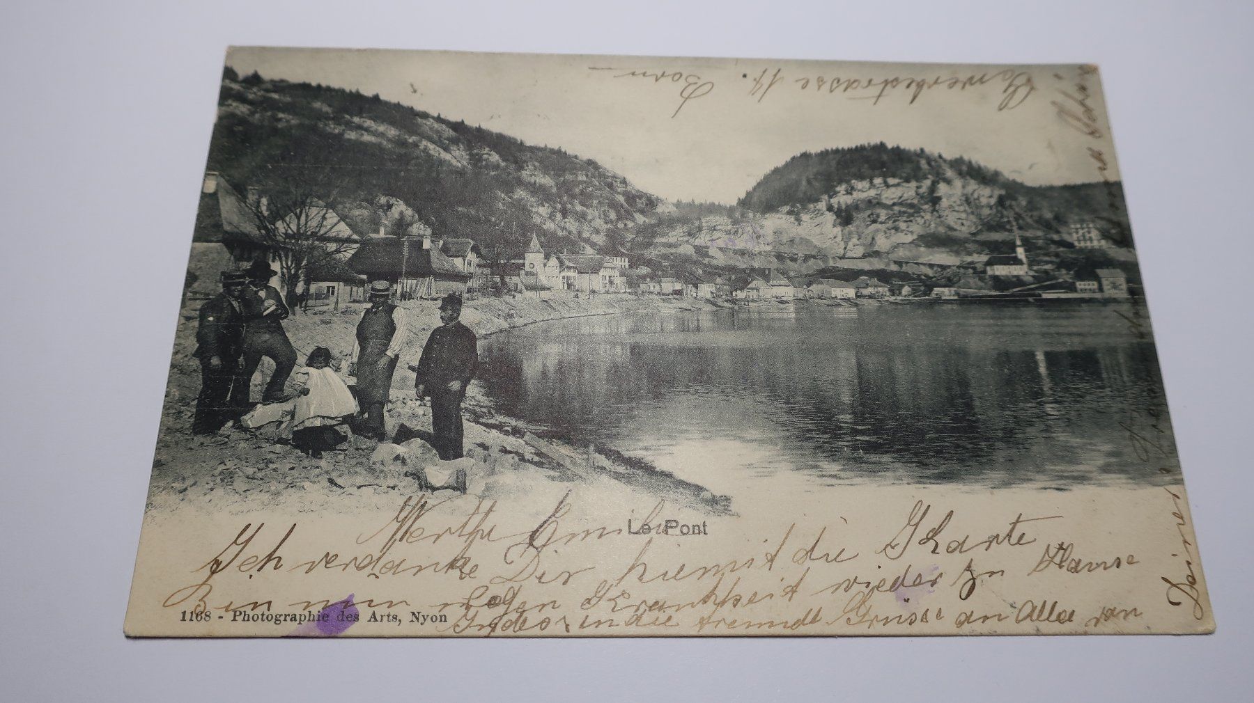 Ansichtskarten: Le Pont  1901 – Gebraucht aus Cormoret von Pascalll2001 1