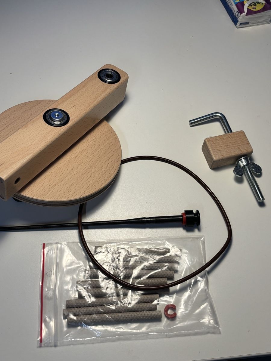 Spinnräder: Handschwungrad Holz /Metall – Gebraucht aus Lüterkofen von mucki120 3