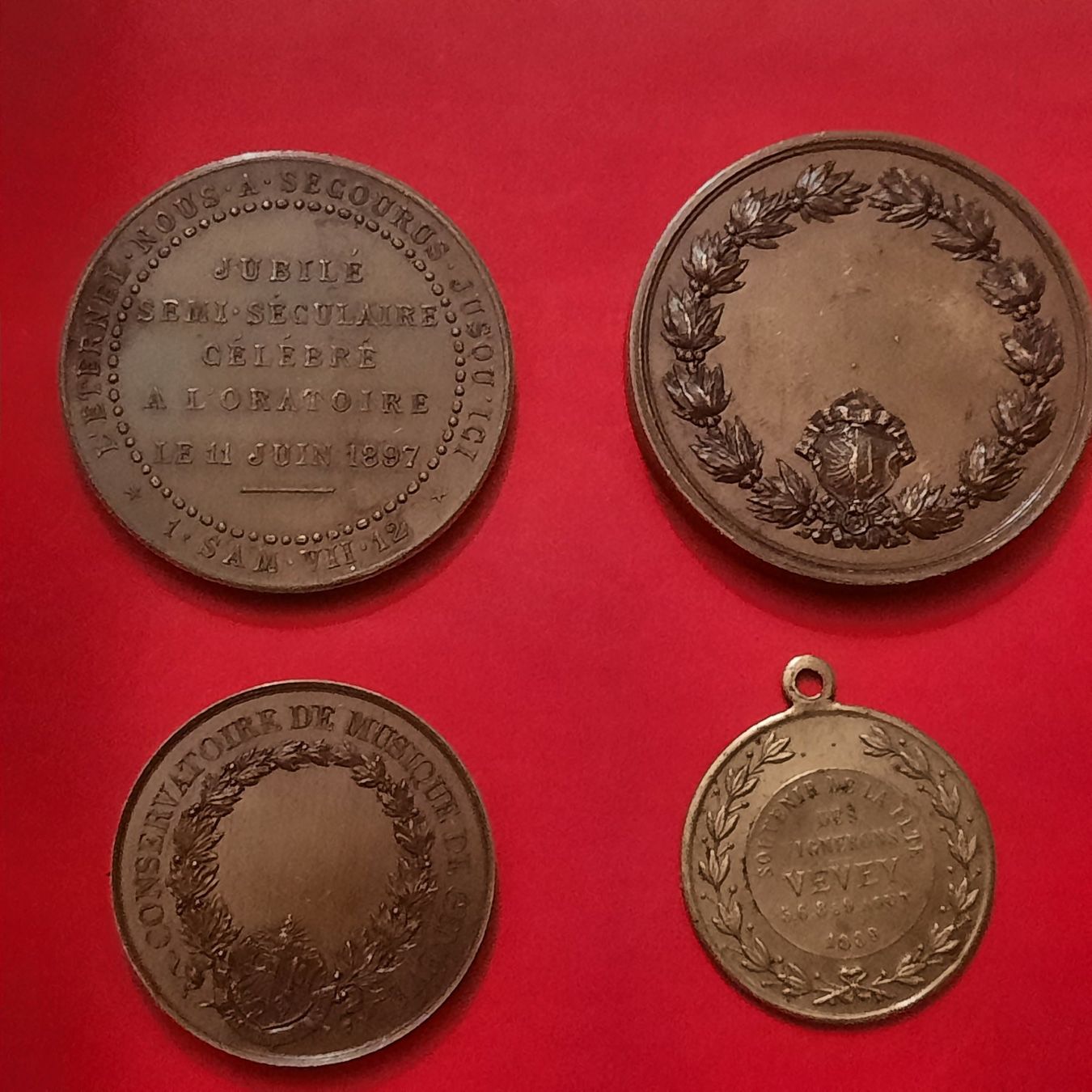Medaglie: 4 MEDAILLES EN BRONZE AVANT 1900 – Usato da PALEZIEUX-VILLAGE venduto da danybox777 1