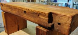 Sitzbank aus Altholz rustikal Schweizer Holz