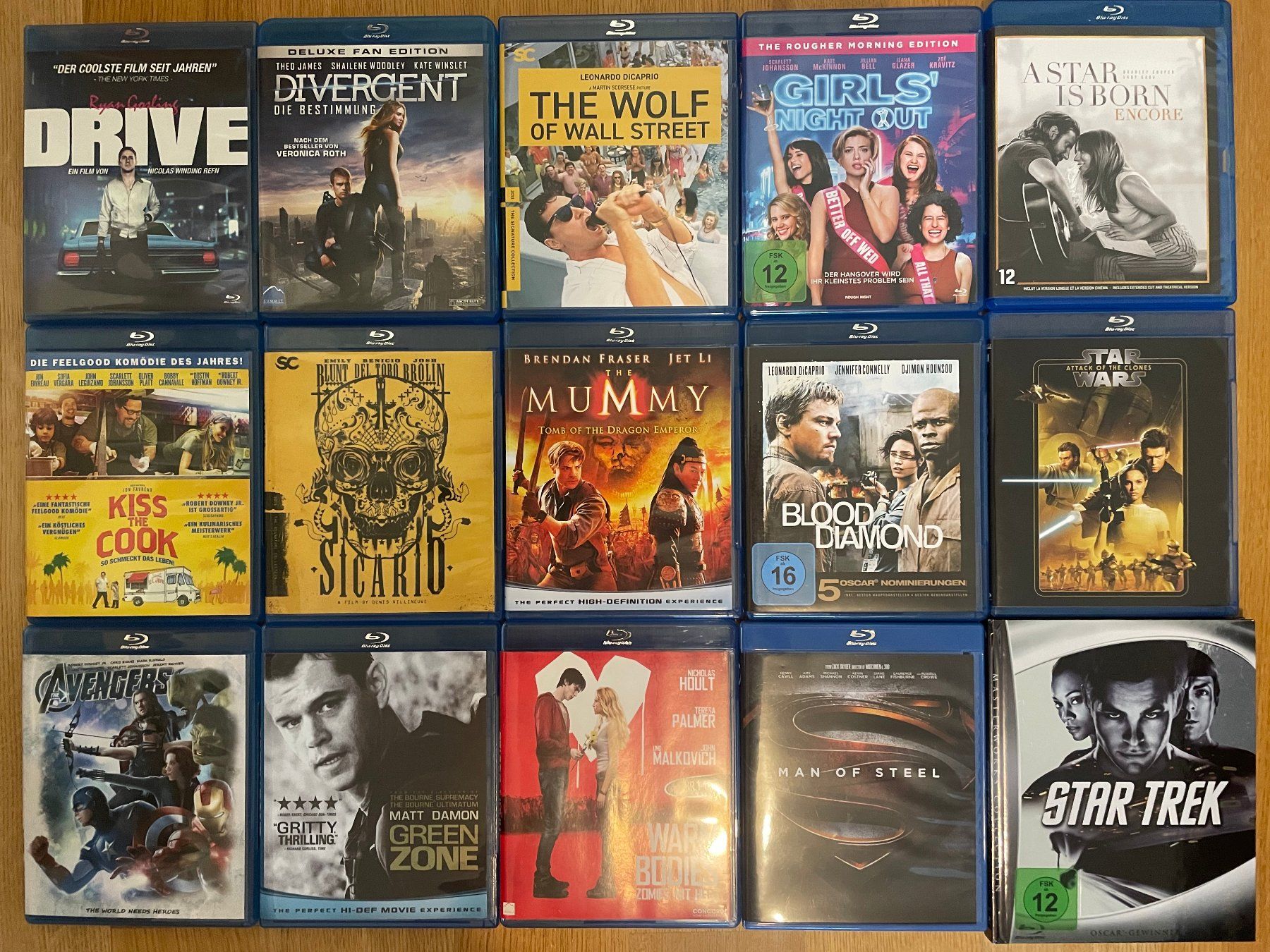 Alle DVDs: Blu-ray Filme Sammlung (15x) – Gebraucht aus Vevey von c_lathion