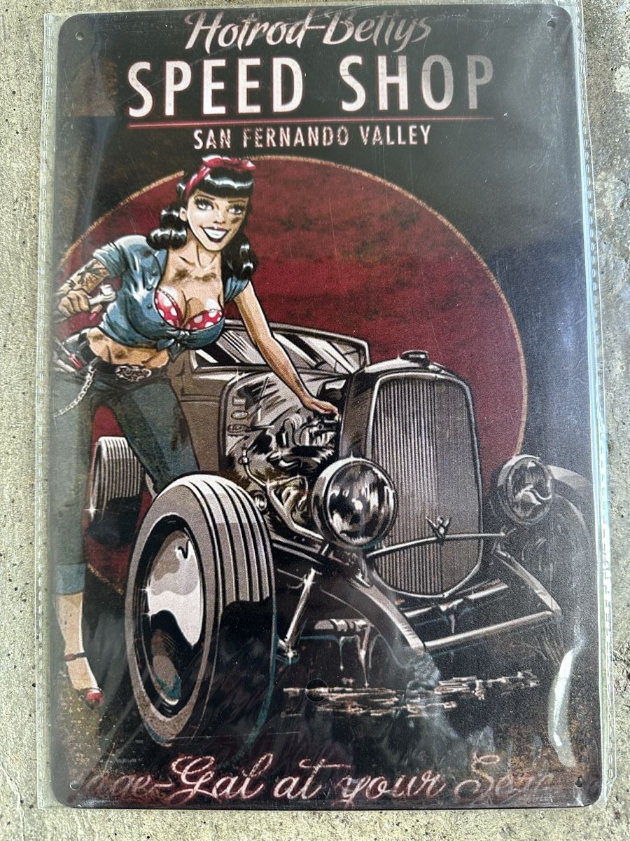 Insegne: Speed shop hot rod pin up – Nuovo (secondo la descrizione) da Reinach AG venduto da rares75