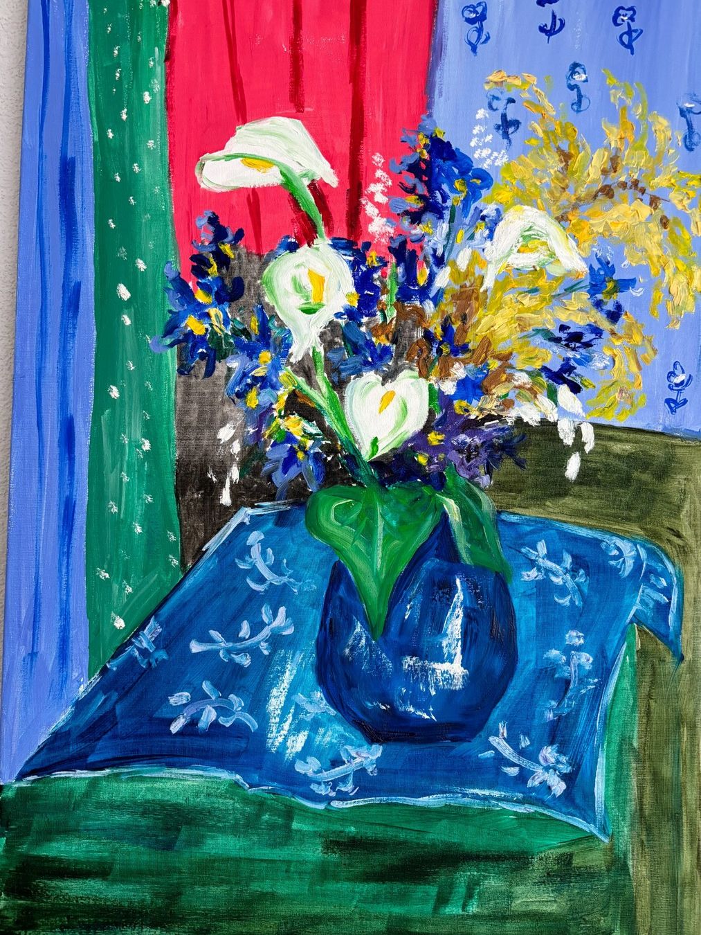 Dipinti: Die Blumen von Matisse - Gemälde – Nuovo (secondo la descrizione) da Cham venduto da Felha 7