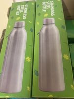 2 Stk. Trinkflasche Edelstahl neu 500ml