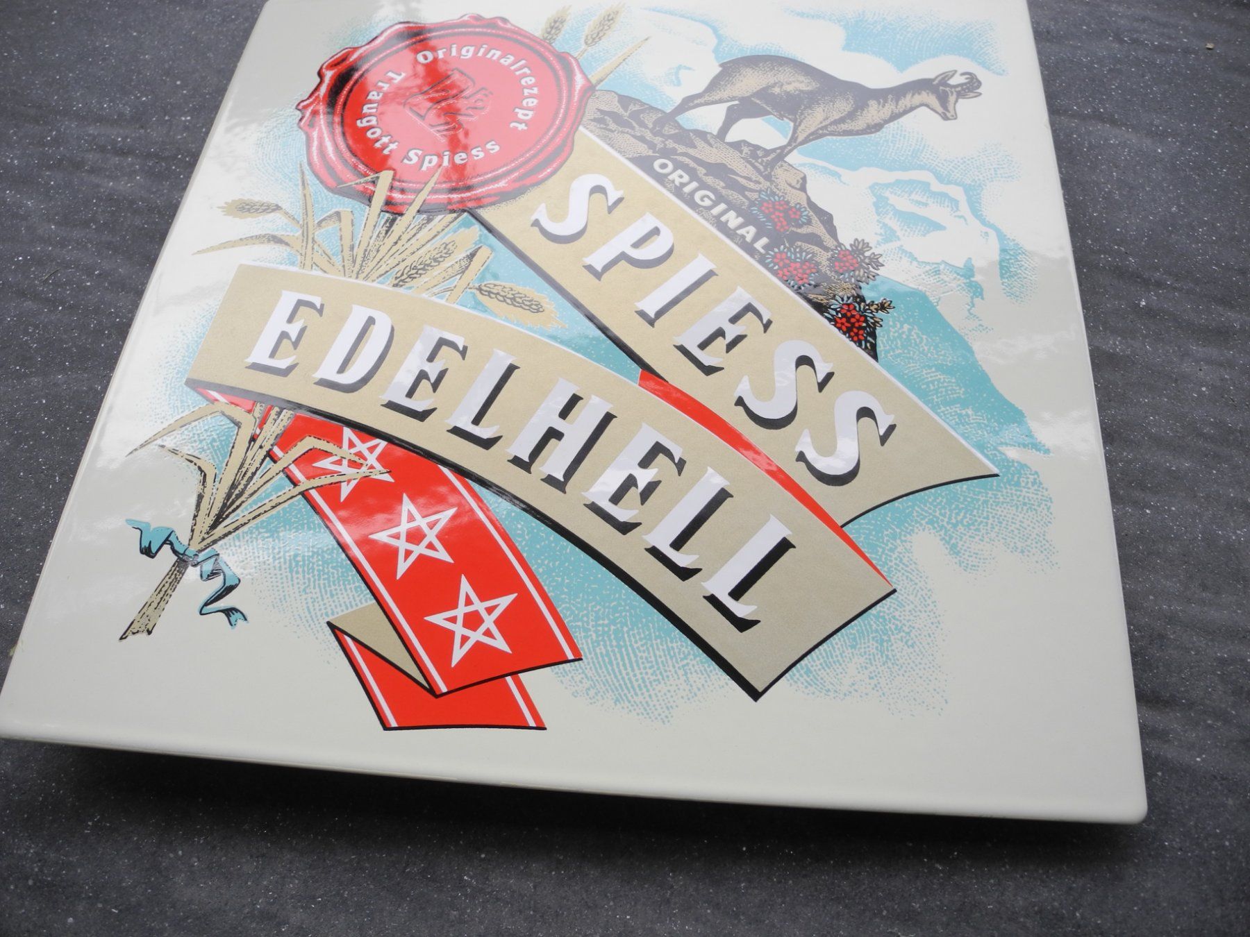 Eichhof Ecriteaux: ORIGINAL EMAILSCHILD SPIESS EDELHELL (EICHHOF) – D'occasion à Reinach AG par Huckleberrysix 3