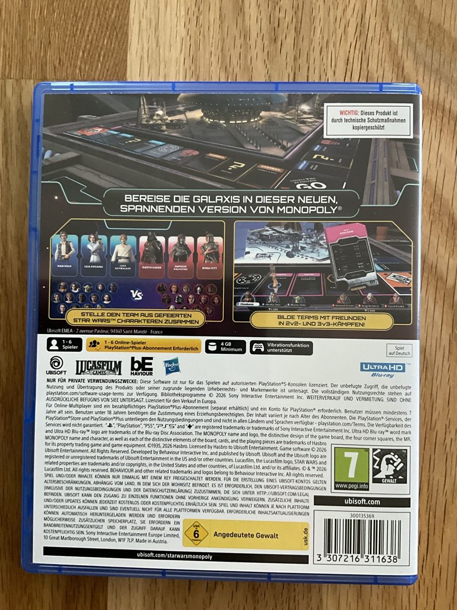 Giochi: Monopoly Star Wars Heroes vs Villains PS5 – Usato da Luzern venduto da Eureedudeheit 1