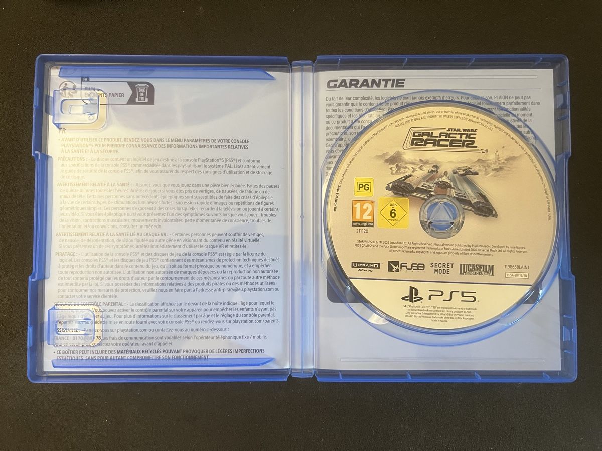 Giochi: Star Wars Galactic Racer - PS5 FR – Nuovo (secondo la descrizione) da St-Blaise venduto da ShotdeGin 2