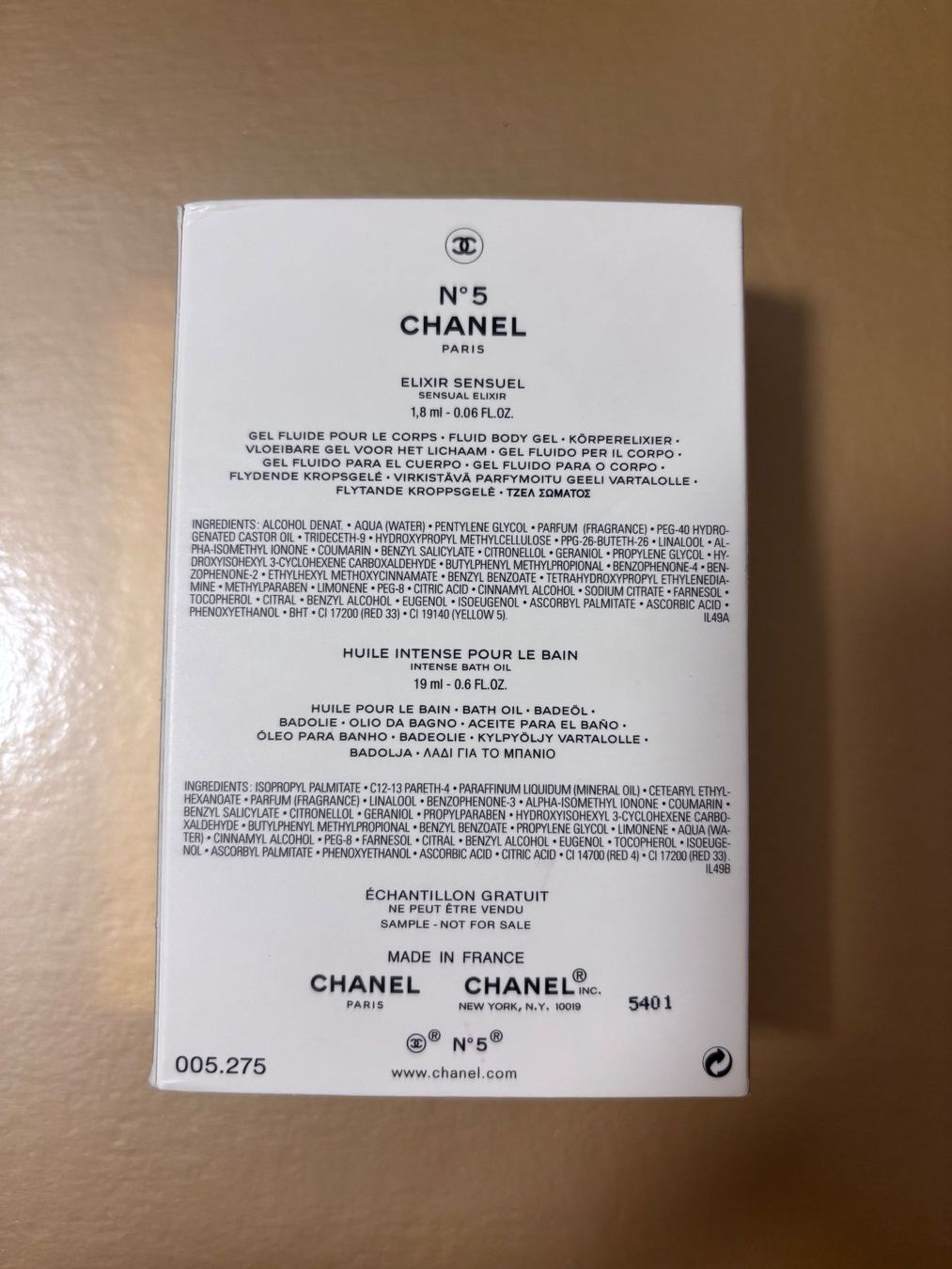 Chanel Profumi & Eau de Toilette: Chanel N°5 – Nuovo (secondo la descrizione) da Wetzikon ZH venduto da Deba26 1