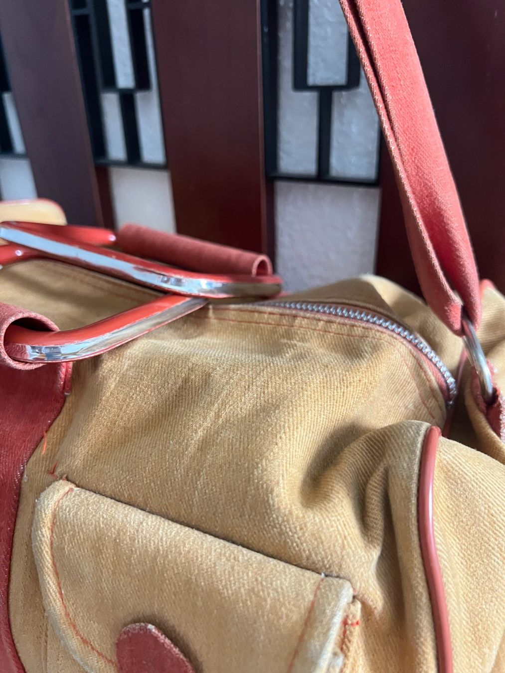 Borse da donna: Vintage Handtasche - Canvas – Usato da Walzenhausen venduto da stilvollwohnen 7
