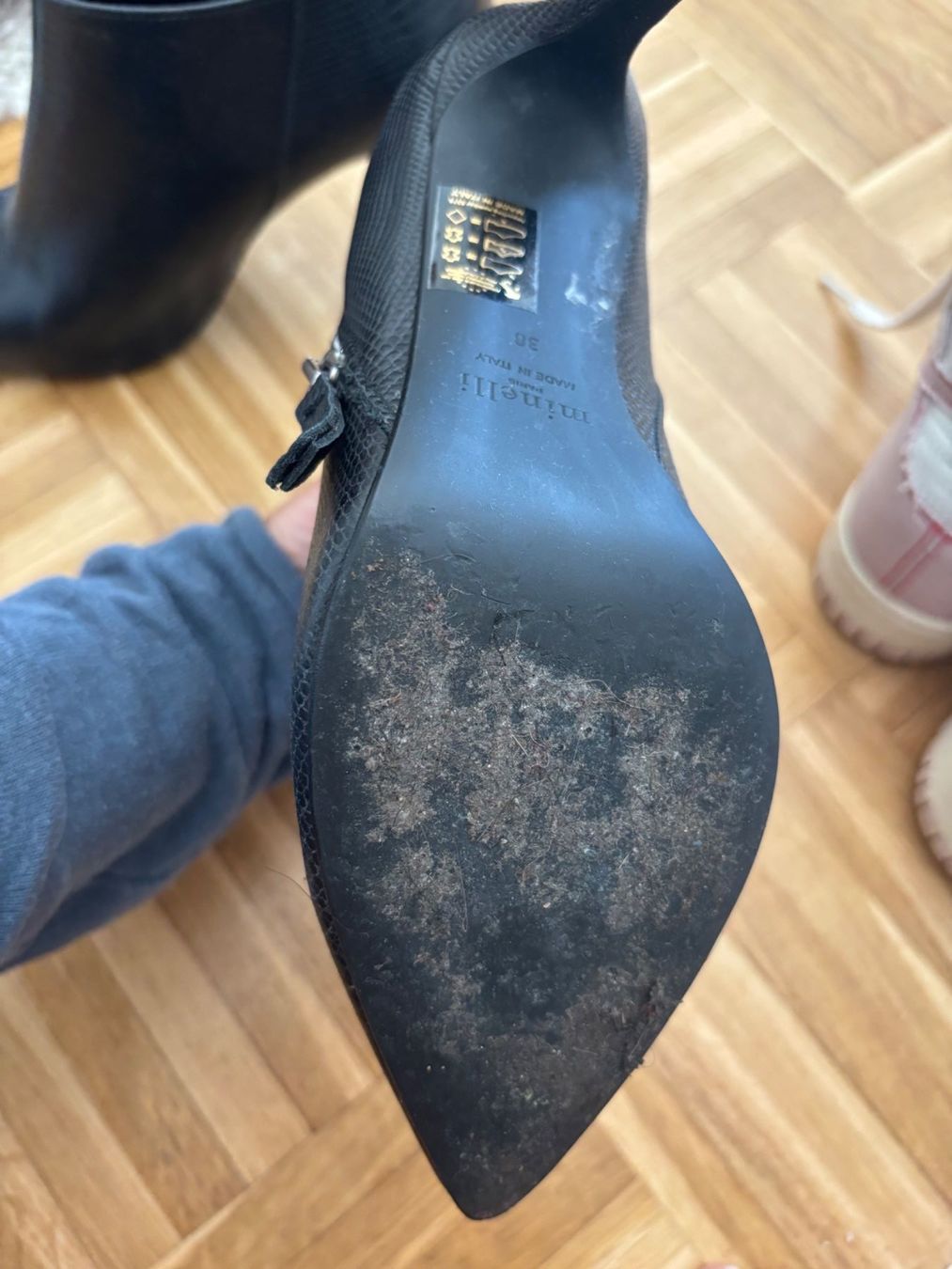 Scarpe da donna: Bottines noires élégantes à talons hauts - Minelli – Nuovo (secondo la descrizione) da Genève venduto da bha_jcf5 4