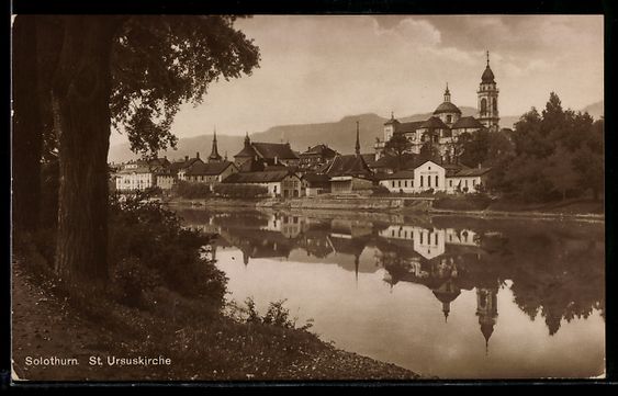 Cartoline postali: AK Solothurn, St. Ursuskirche – Usato da Berlin venduto da bartko-reher