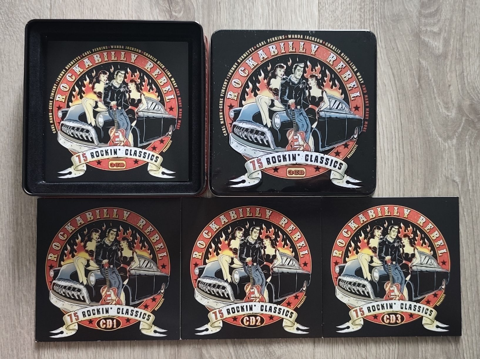 CDs: Rockabilly Rebels 3CD Box Set 75 Rockin Classics Top Zustand – Gebraucht aus Schänis von Mugi_87_ 1