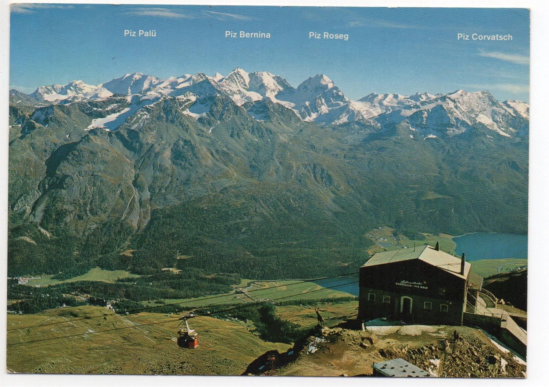 Cartes postales: ST. MORITZ Luftseilbahn Piz Nair – D'occasion à Jona par philajona