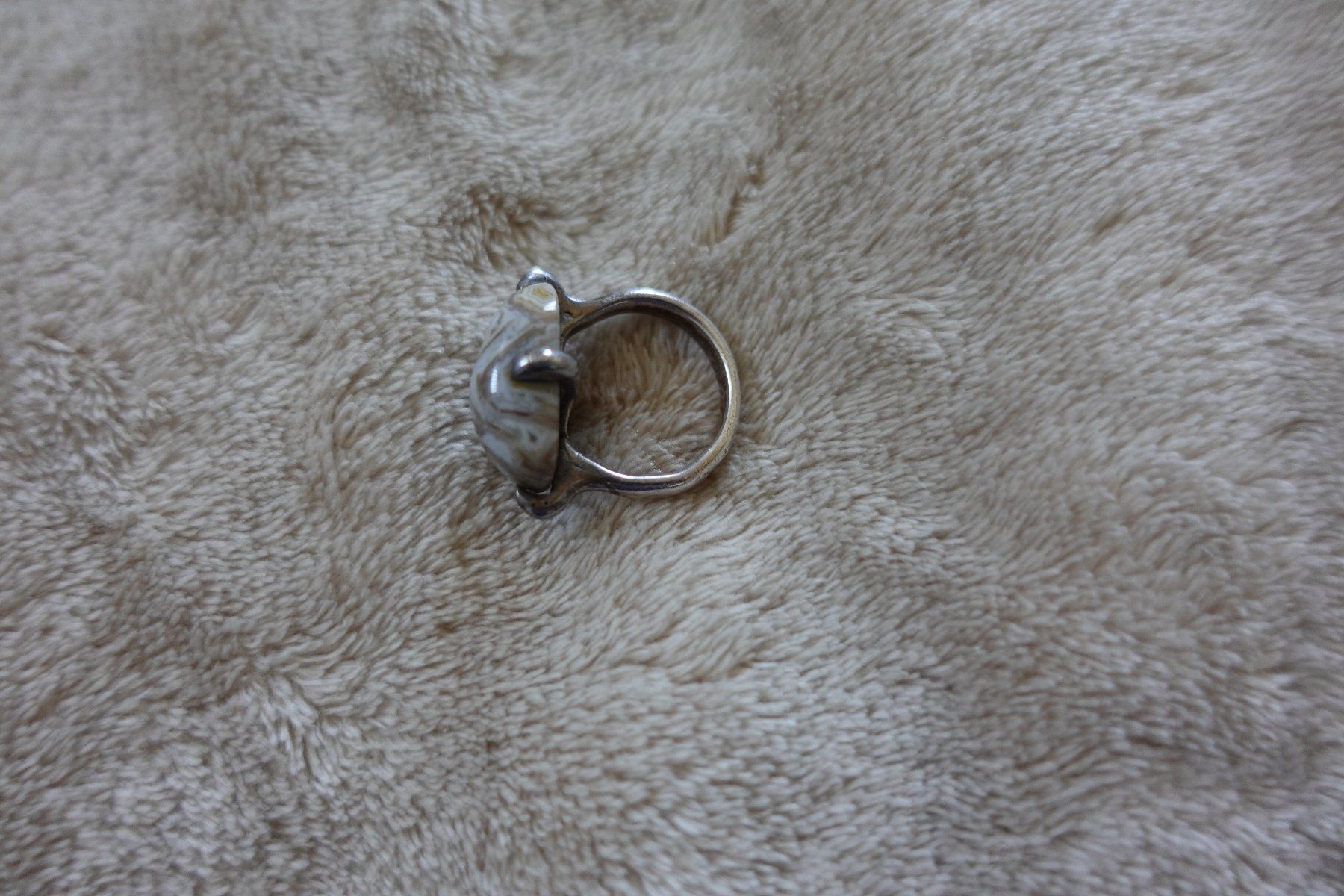 Anelli: 1 schöner Ring mit Stein 925 er Silber – Usato da rorschach venduto da Babsi64 1