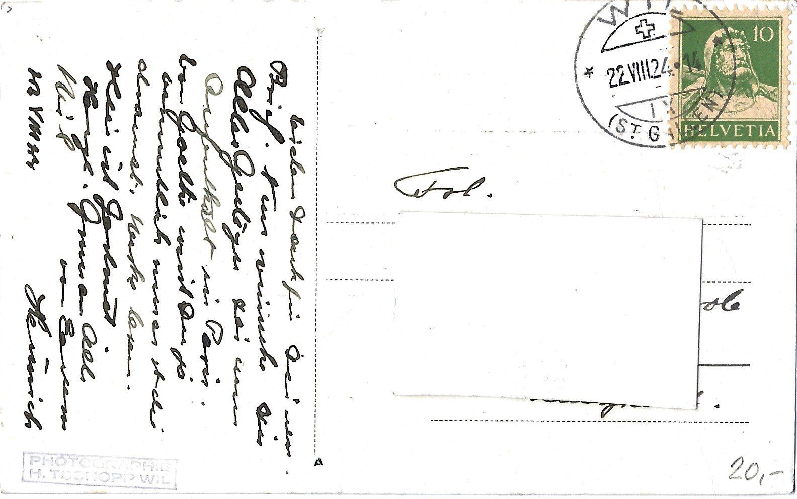 Cartoline postali: Haus  bei  oder  in  Wil  (SG) – Usato da Bütschwil venduto da Jackson1A 1