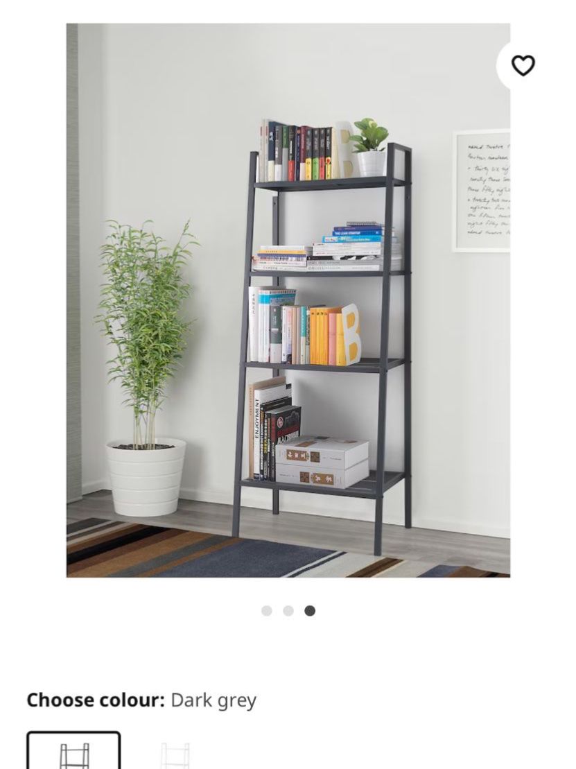 Ikea Scaffali: Ikea Lerberg Regal dunkelgrau – Usato da Nussbaumen AG venduto da normajeanbaker