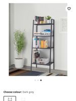 Ikea Lerberg Regal dunkelgrau