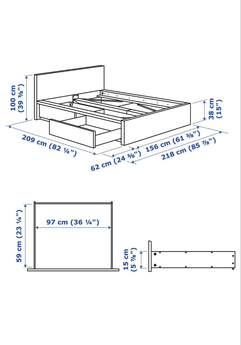 Letti: Ikea Bettgestell 140 × 200 – Usato da Basel venduto da Holali17 1