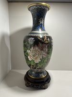 Grand vase chinois en cloisonné