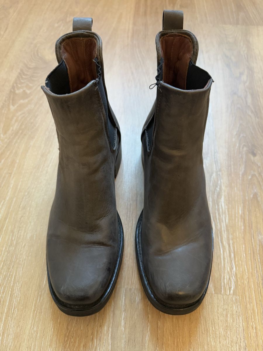 Mjus Scarpe da donna: Bottines cuir gris Mjus, p.38 – Usato da Tavannes venduto da Thriftshop 1