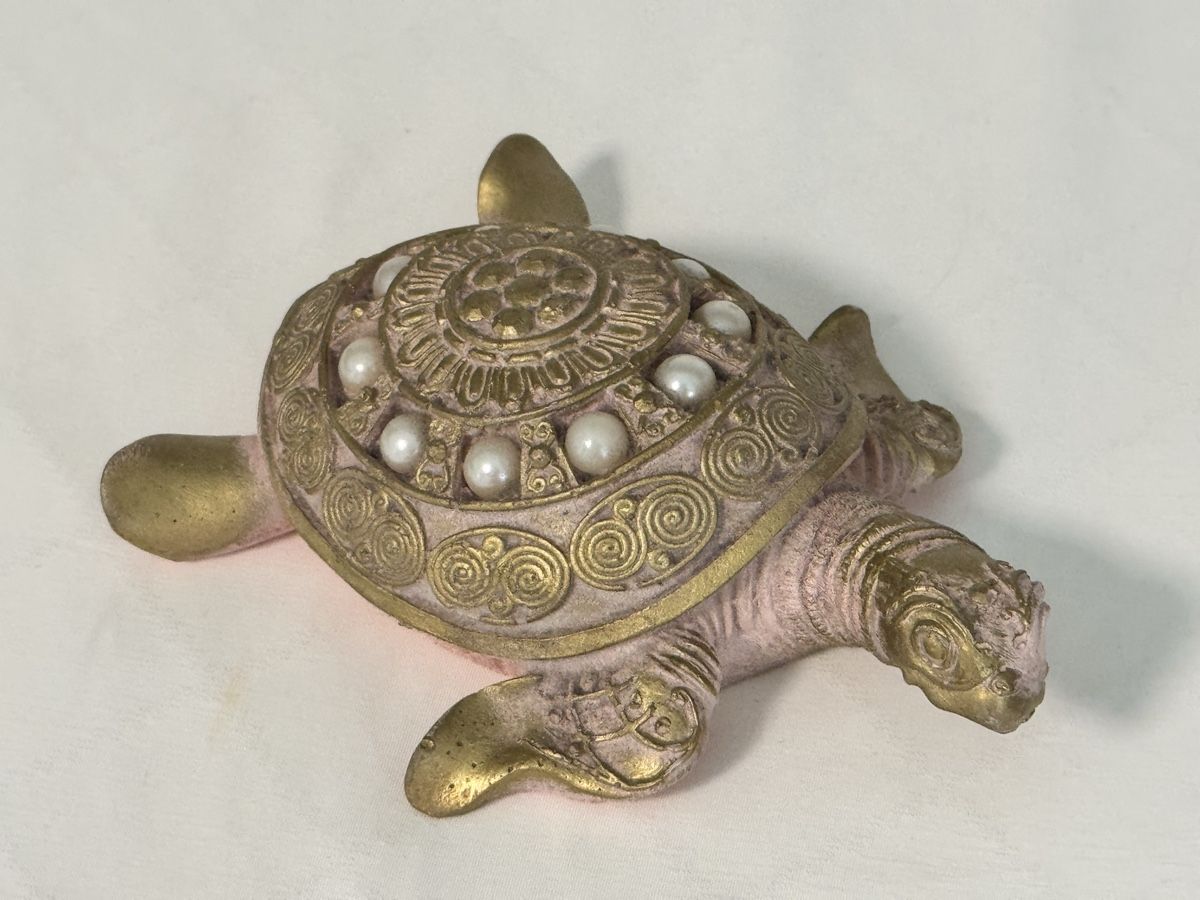 Tutte le decorazioni: dekorative Schildkröte rosa/gold – Usato da Schwerzenbach venduto da schwerzi70