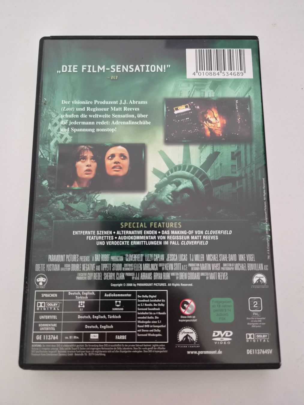 Tous les DVDs: DVD "Cloverfield" (2008) – D'occasion à Diegten par herala 1