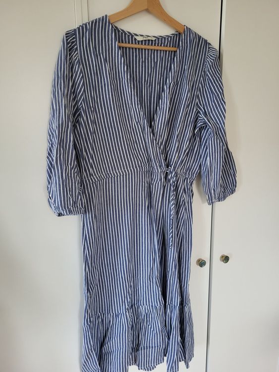 Jupe Femme Club Monaco Taille M – Blanche Rayée – Coton – Style Portefeuille