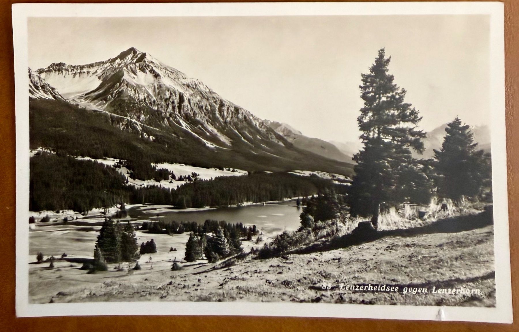 Ansichtskarten: Lenzerheide - See 1936 – Gebraucht aus Lutry von Ediego