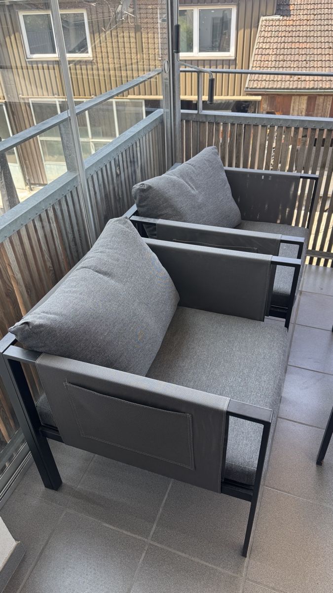 Divani: Loungeset mit Glastisch – Usato da Erlenbach ZH venduto da pr0123 1