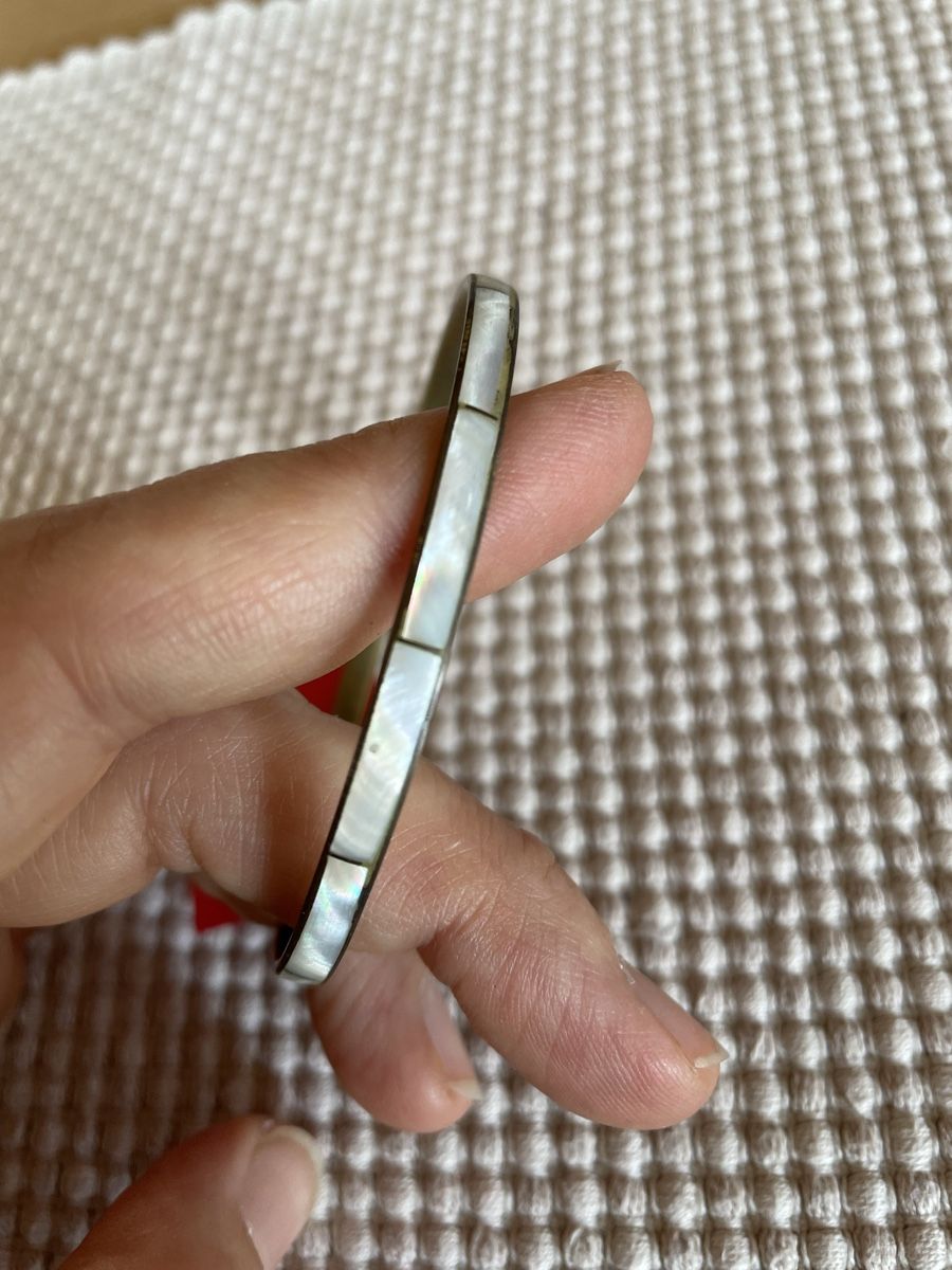 Armbänder & -reifen: Armreif mit Perlmutt – Gebraucht aus Rümlang von euqinom16 1